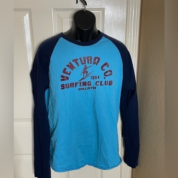 Hollister Other - Hollister Trusty Tees Ventura Co. Surfing Club Raglan Long Sleeve Tee XLarge   